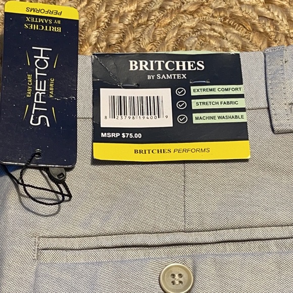 Britches by Samtex Men's Dress Pants NWT 30x30 - Picture 10 of 17